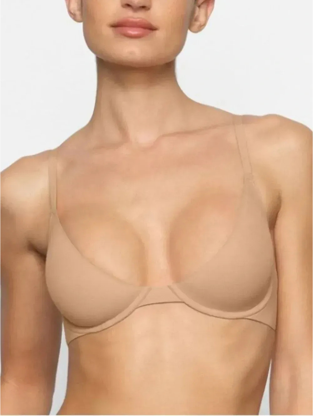 SKIMS NWT Fits Everybody Scoop Plunge Bra - Size 32D‎
